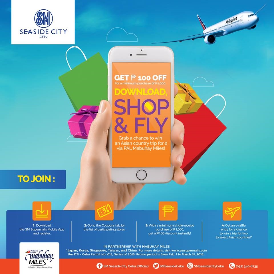 SM Seaside City Cebu to take mallgoers to experience Asia  with SM Supermalls Mobile App