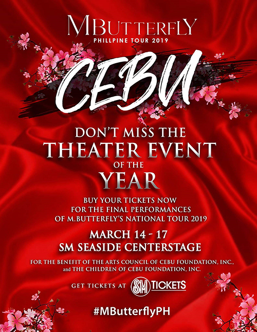 M. Butterfly Philippine Tour 2019 sets final performances in Cebu City