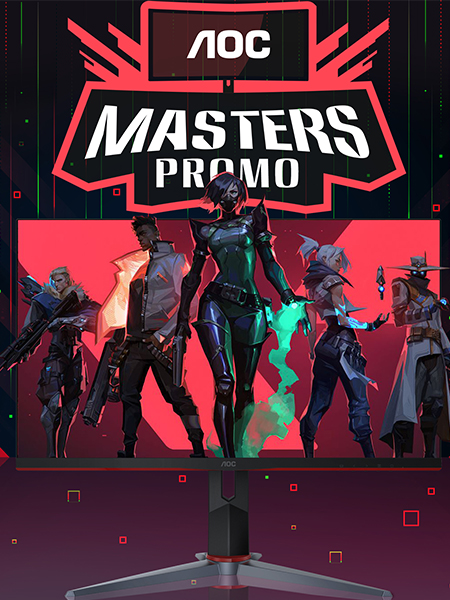 AOC Masters Promo: Bring Home the Ace with AOC G2 Gaming Monitors